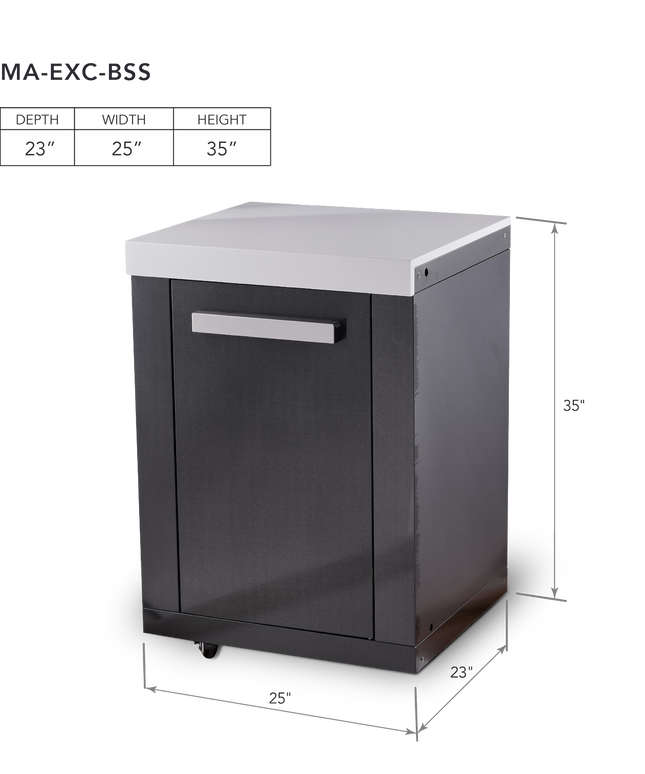 Mont Alpi Black Series Extra Storage Cabinet Module