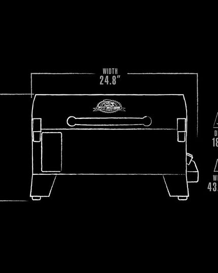 Pit Boss Portable Tabletop Wood Pellet Grill