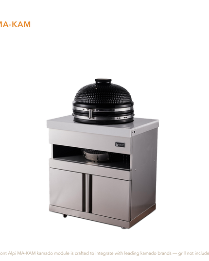Mont Alpi Stainless Steel 18" Universal Kamado Grill Module