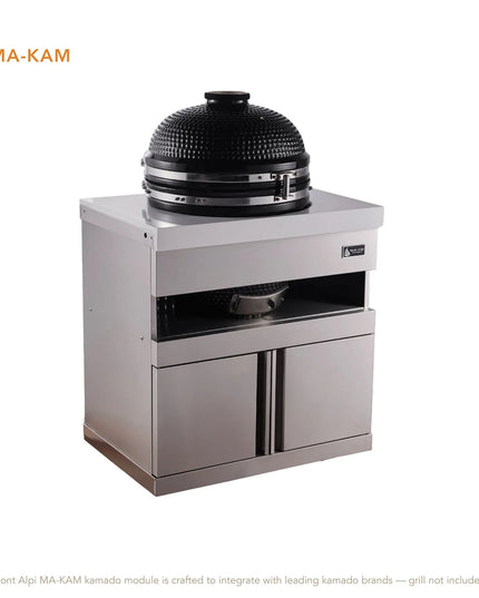 Mont Alpi Stainless Steel 18" Universal Kamado Grill Module