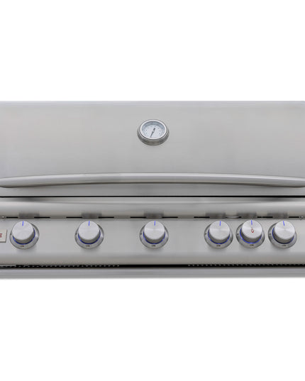 Blaze 40-Inch 5-Burner Premium LTE+ Gas Grill with Rear Burner and Built-in Lighting System