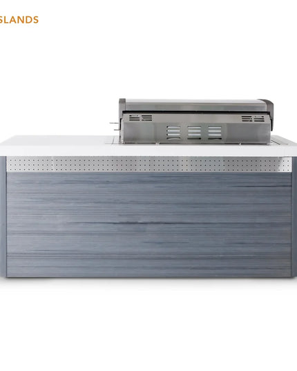 Mont Alpi 6-Burner Artwood Island in Stainless Steel