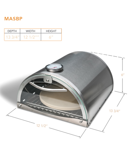 Mont Alpi Universal Side Burner Pizza Oven