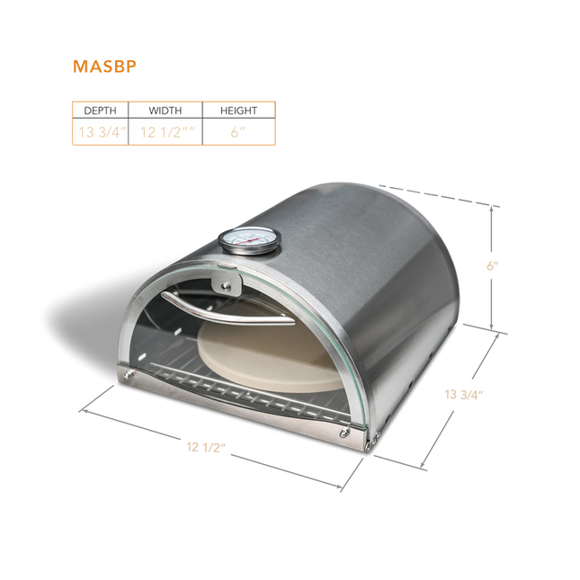 Mont Alpi Universal Side Burner Pizza Oven