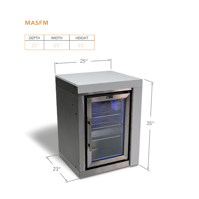 Mont Alpi Deluxe Fridge Cabinet Module